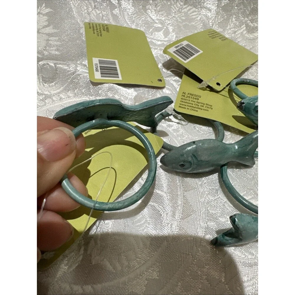 Napkin Metal Fish Ring Holders